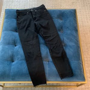 Banana republic black high rise skinny jeans